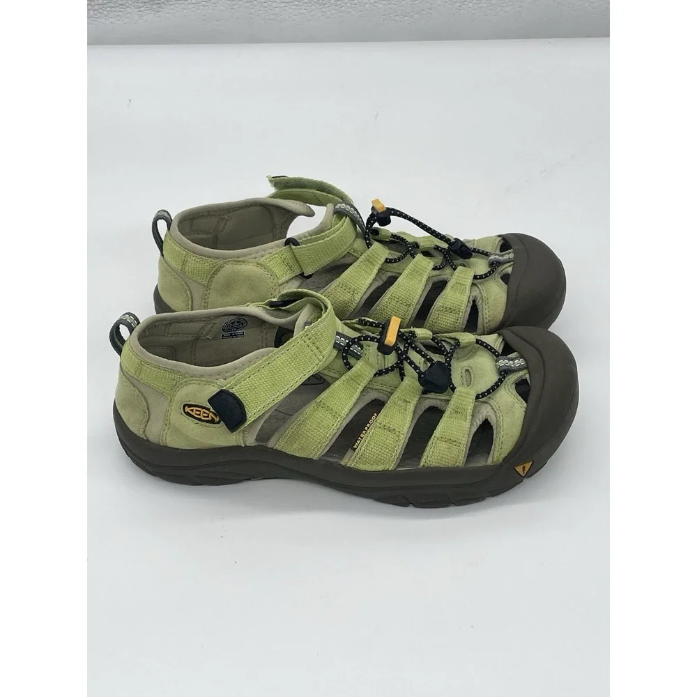 Keen Waterproof Sandals Mens Sz 6 EU 39 Green Sports Hiking Unisex Outdoor Shoes